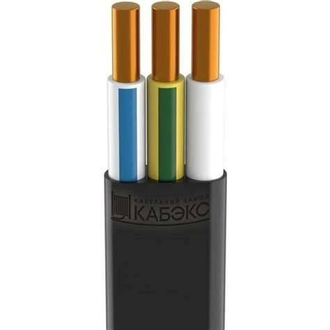 Кабель ВВГ-ПнгА Кабэкс 3x1,5 ок N,PE-0,66 ГОСТ 31996-2012 5м ...
