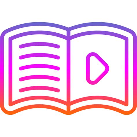 chapter generic gradient outline icon