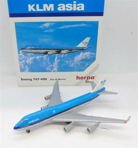 Herpa Wings Germany Boeing Klm Asia City Of Mexico Ph