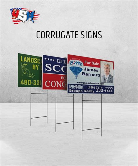 Corrugate Signs - USA Printing & Signs