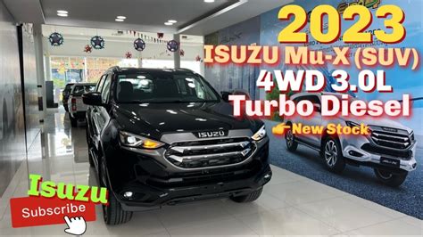 Isuzu Mux Wd L Black Color Isuzu Suv Full Size Seats