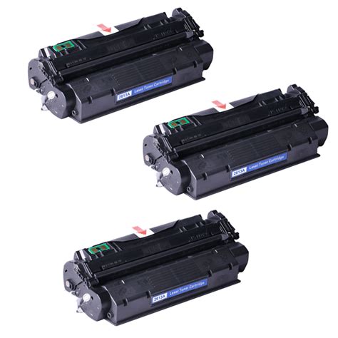 Compatible 3 Pack HP 13A Q2613A Black Laser Toner Cartridge LaserJet 1300