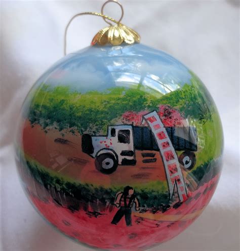 Handpainted Cape Cod Cranberry Harvest Christmas Ornament | The Crystal ...