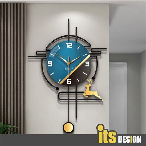 Jam Dinding Besar Ruang Tamu Wall Clock Living Room Nordic Decoration