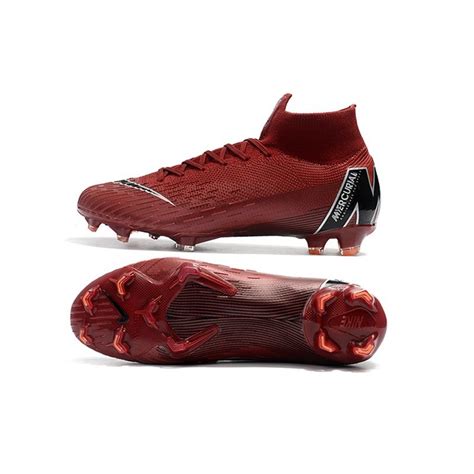 New Nike Mercurial Superfly 6 Elite Df Fg Cleat Team Red Black