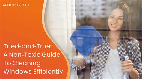 Proven Non Toxic Guide To Cleaning Windows Efficiently Maidforyou