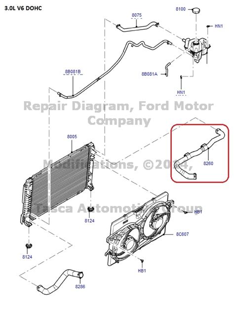 2005 Ford Escape Coolant Hose Diagram Plugkery