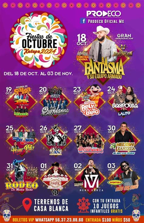 Fiestas De Octubre Xalapa Ferias M Xico