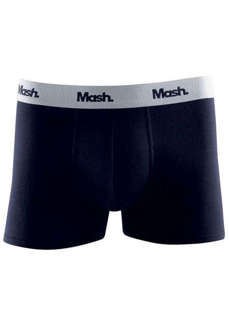 Cueca Boxer Mash 170 110 Az08 Azul Marinho Meias Sao Jorge