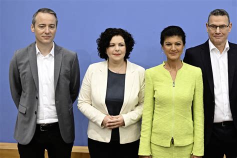 Sonntagsfrage Wagenknecht Partei Aus Dem Stand Bei 14 Prozent