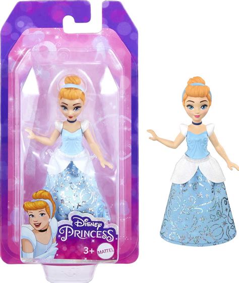 Disney Princess Petite Mini Cinderella Doll Blonde Hair Blue Eyes