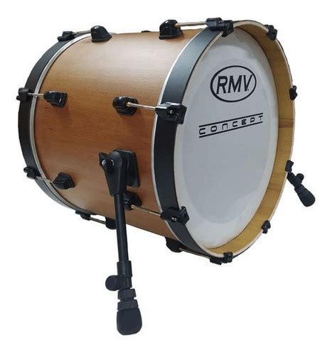 Bumbo Bateria Rmv Concept 18 Natural Ambar Parcelamento Sem Juros