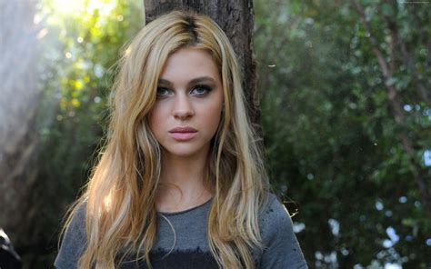 Wallpaper Nicola Peltz Women Actress Blonde Green Eyes Trees