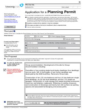 Fillable Online Planning Applications On Notice Fax Email Print PdfFiller