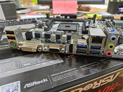 Asrock B M Hdv R Am Amd Motherboard Unboxing