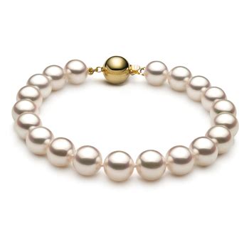 Mm Hanadama Aaaa Quality Japanese Akoya Cultured Pearl Bracelet