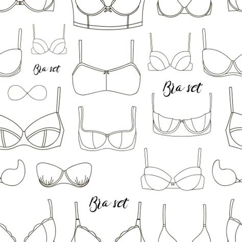 Lingerie Horizontal Banners Fashion Bra And Pantie