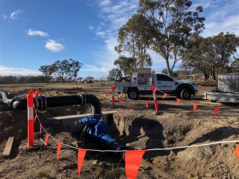 Storm King Dam Raw Water Pipeline STANTHORPE - Pipe Line Testing Service