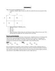 Punnett Square Bb X Bb Eye Color And Sex Determination Course Hero