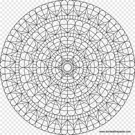 Islam Mandala Symmetry Monochrome Png PNGEgg