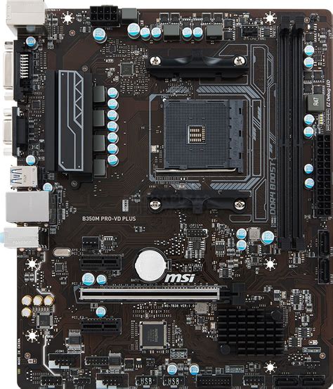 MSI B350M Pro VD y A320M Pro VD Placas económicas en formato Micro ATX