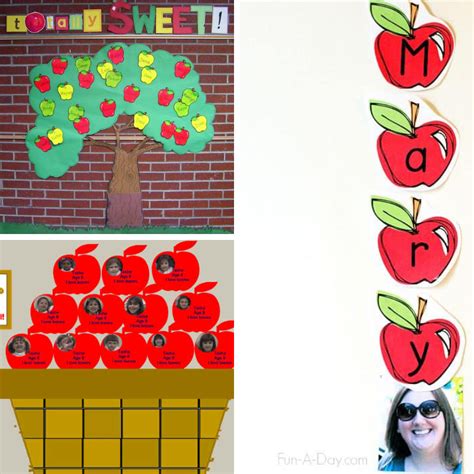 Apple Bulletin Board Ideas For Preschool And Kindergarten Fun A Day