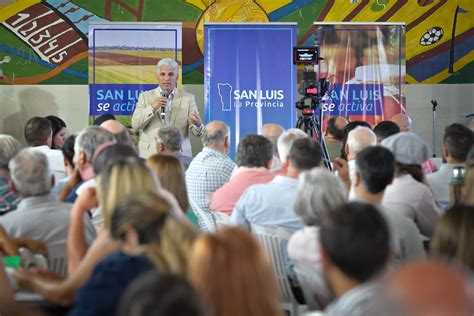 ANSL Agenda del gobernador Claudio Poggi en el departamento Junín