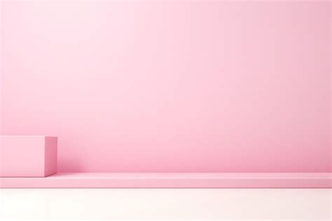 Pink background and blank space | Premium AI-generated image