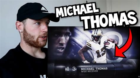 Rugby Player Reacts To MICHAEL THOMAS WR Saints 13 The NFL S Top 100