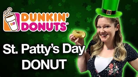 Dunkin Donuts St Patrick S Day Machta Donut Review Taste Test