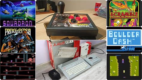 Borsuk Gry TV ATARI XL XE Test Joysticka Mini Arcade Sticka