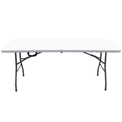 Mesa Maleta Plegable Resina Blanca X X Mm