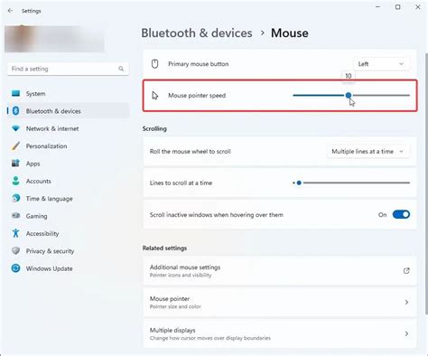 Come modificare la velocità del puntatore del mouse su Windows 11 All