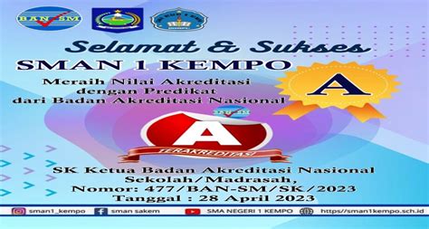 Sma Negeri Kempo Meraih Akreditasi A Di Tahun Sman Kempo