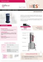 Technical Sheet CITIFIX 661 Fixed Bollard BORNES ESCAMOTABLES ET