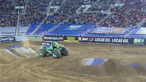 Grave Digger Tyler Menninga Freestyle Salt Lake City Utah 5 6 23 Monster Jam Youtube