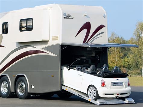 This Luxury Motor Home Comes With A Parking Spot For Your Mini Cooper