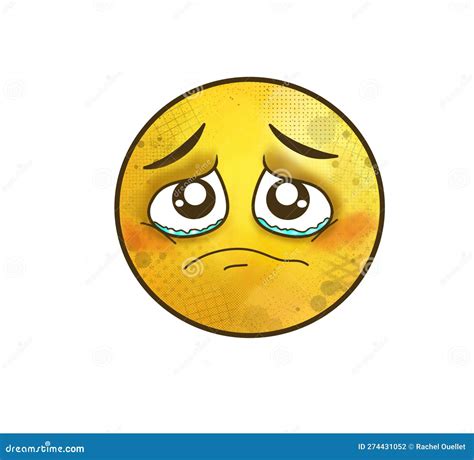 Sad Disappointed And Crying Emoji Part Of A Large Collection Of