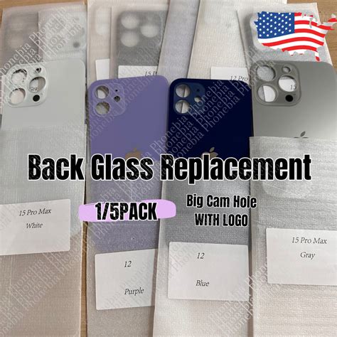 Replacement Rear Back Glass Big Hole For Iphone Pro Xr