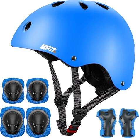 Kask rowerowy UNIQUEFIT 1 r S 48 52 cm Niebieski dziecięcy