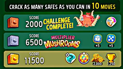 Multiplier Mushroom Gimme Green Solo Challenge Perfect Heist Score