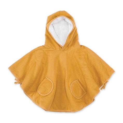 Poncho Pour Siège Auto Teddy Et Gaze De Coton Cadum Golden De Bemini