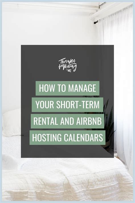 How To Manage Your Short Term Rental And Airbnb Hosting Calendars