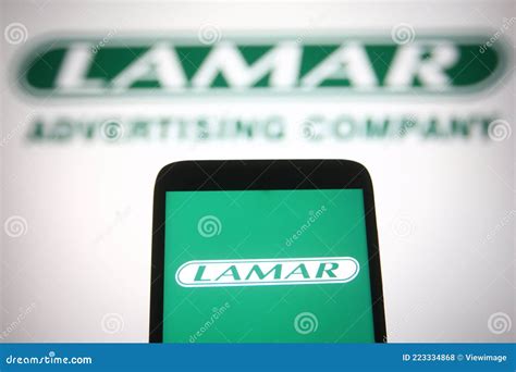 Lamar Advertising Company Logo Editorial Stock Photo - Image of apps ...