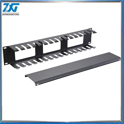 China Ethernet Cable Manager Organizer 1u 19′′ Inch Metal Rack Mount