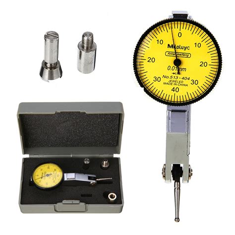 Pc Round Dial Gauge Test Indicator Tool Precision Metric With Dovetail