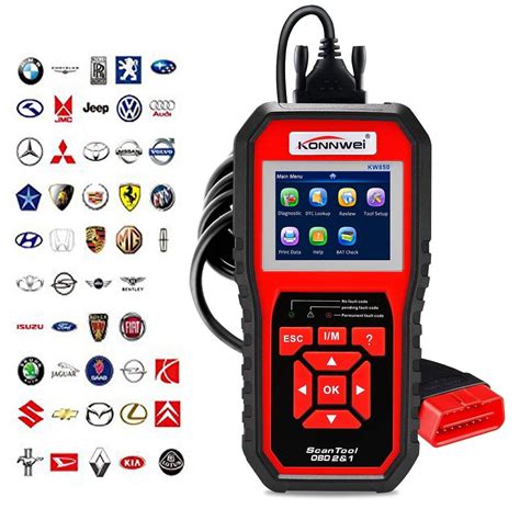 OBD2 Scanner OBDII Auto Diagnostic Code Scanner Universal Vehicle