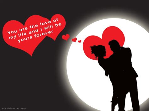 Happy Valentine's Day Couple Greeting With Quotes - GraphicsPlay