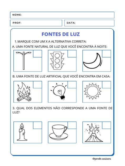 Fonte De Luz Natural E Artificial - Fontes de Luz: Natural e Artificial | PDF | Luz | Sol