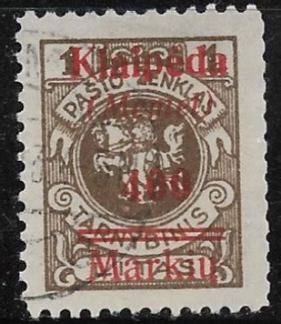 Memel Klaipeda Scott N M On L Brown Vf Used Europe